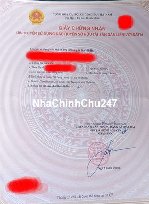 đất chính chủ, gần trường hoc,cach vissip 1km, hợp cho vk ck trẻ!