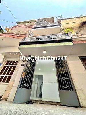 chính chủ bán căn nhà nhỏ, 1 trệt 2 lầu sân thượng, hẻm 3m. gần ngã 6