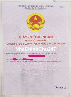 Chính chủ bán 7.560m² đất CLN xã Bàu Hàm (Sông Thao – Trảng Bom cũ)