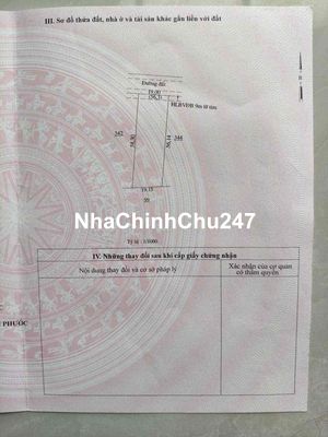 Chính chủ bán đất 19x58m