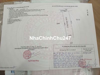 Đất chính chủ CẦN BÁN GẤP giải quyết việc gia đình