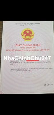 chính chủ bán căn nhà có sổ,đồng sở hữu