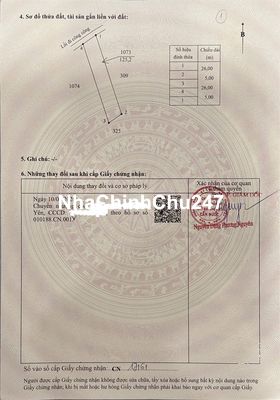 Đất thổ cư chính chủ  (cần gặp người mua, không qua môi giới)