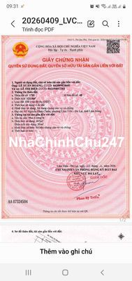 chủ nhà cần tiền gấp
