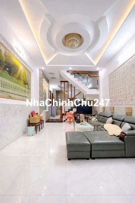 Chín chủ cần bán gấp nhà 3 lầu,58,5 vị trí đẹp gần chợ ht qu-12 tphcm