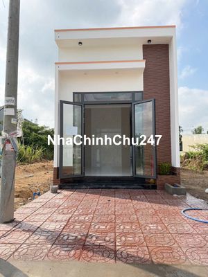 CHÍNH CHỦ NHÀ TRỆT MỚI HOÀN THIỆN TẠI KDC ĐÔNG PHÚ HỖ TRỢ VAY
