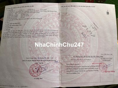Bán nhanh BĐS chính chủ, đường nhựa 5,5m Thị Trấn Thạnh Mỹ, Nam Giang