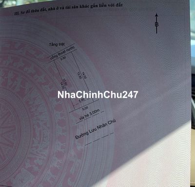 Bán nhà MT đường Lưu Nhân Chú, Khuê Trung, gần nguyễn Hữu Thọ