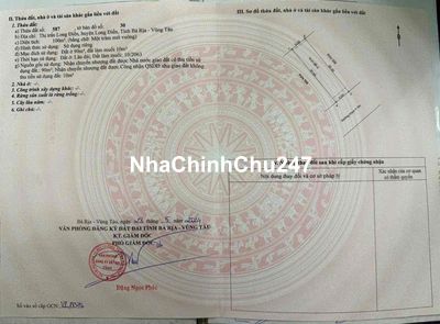 chính chủ bán đất thị trấn long điền