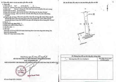 Bán Đất Chính Chủ - Tân Định , Bến Cát