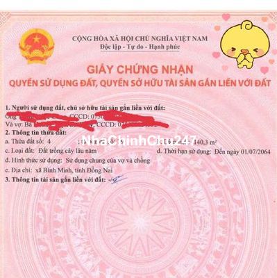 Bán đất sổ riêng chính chủ