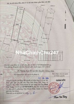 Chính chủ bán nhà 43/26/14 Trần thih Năm P trung mỹ tây tphcm