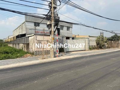 CHÍNH CHỦ BÁN ĐẤT ĐÃ CÓ NHÀ XƯỞNG 2 MẶT TIỀN GIÁP NHỊ BÌNH 15