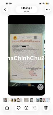 Đất thổ cư 525m2, sổ hồng riêng chính chủ.