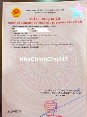🔥 CHÍNH CHỦ BÁN 2 LÔ ĐẤT LIỀN KỀ – HOÀ XUÂN, TRUNG TÂM ĐÀ NẴNG 🔥