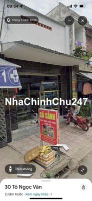 Chính Chủ,Mặt Tiền Tô Ngọc Vân,Sạch Sẽ,Gần Chợ Ql1
