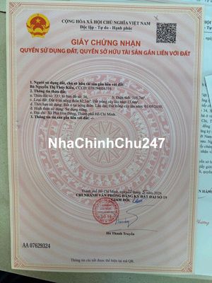 bán nhà lầu chính chủ