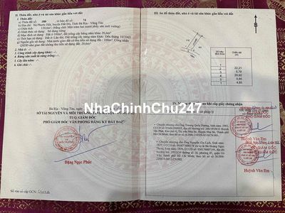 Chính chủ bán đất xã Phước Hải, Tp HCM