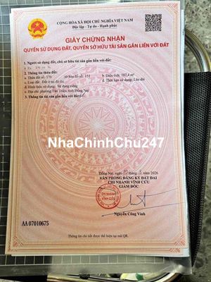 đất mặt tiền 1 sẹt tân phong chính chủ