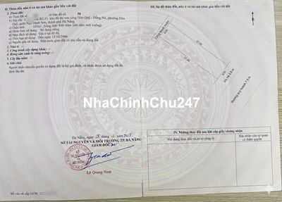 CHÍNH CHỦ CHÚ THẠNH KẸT TIỀN BÁN GẤP ĐẤT HÓI KIỂNG 17 NHX GIÁ 4 TỶ