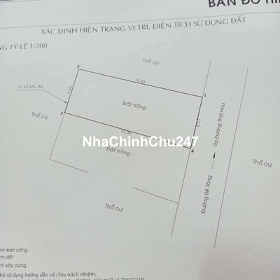 Đất vi bằng chính chủ kí