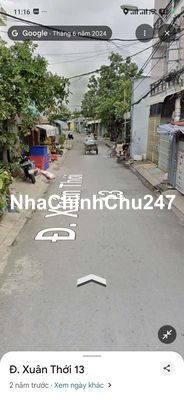 Nhà chính chủ bốn lầu mặt tiền xuân thới đông
