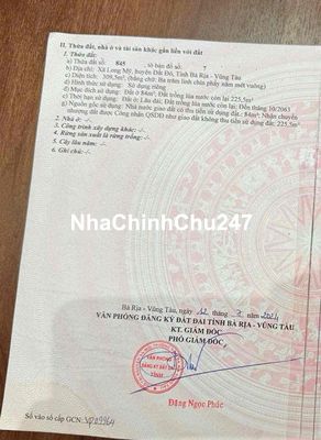 Cần bán Đất Chính chủ Phước Hải HCM