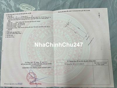 CHÍNH CHỦ BÁC THÀNH BÁN ĐẤT ĐƯỜNG HÓI KIỂNG 7 NAM HÒA XUÂN GIÁ 4.5 TỶ