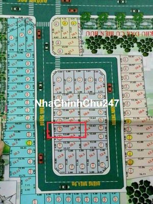 CHÍNH CHỦ, KHU DÂN CƯ HIỆN HỮU, PHÂN LÔ ĐỒNG BỘ, ĐƯỜNG NHỰA 9M,DT:51M2