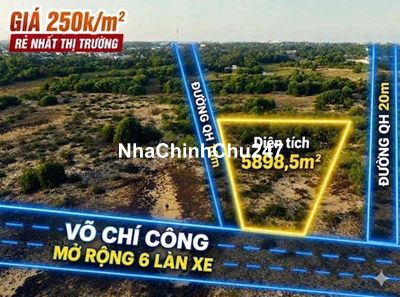Chính Chủ Cần Bán 5898m2 Đất Rừng Sản Xuất Mặt Tiền Võ Chí Công