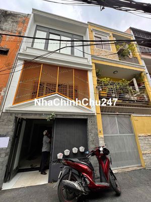 Nhà nguyên căn. Hẻm xe hơi. Hình thật 100%. Chu Văn An. BThanh