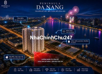 CHÍNH CHỦ CẦN BÁN CĂN HỘ 2PN PENINSULA ĐÀ NẴNG – VỊ TRÍ ĐẸP – GIÁ TỐT