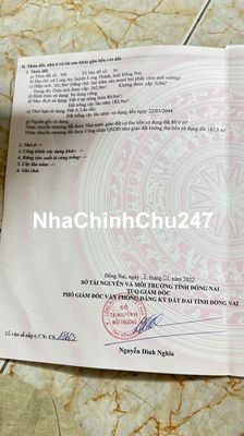 Chính chủ bán đất thổ cư Long Thành