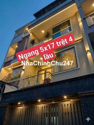 CHỦ GẤP BÁN NHÀ ĐẸP GÒ DẦU – 84M² – 5 TẦNG – CHỈ 8.3 TỶ TL