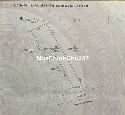 BÁN ĐẤT CHÍNH CHỦ_MẶT TIỀN THOÁNG MÁT ĐẸP