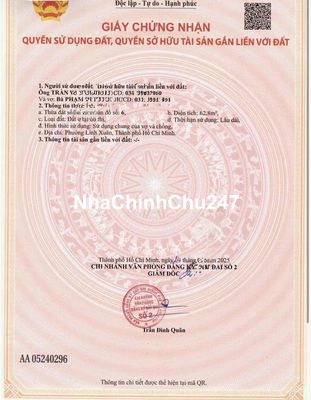 Chính Chủ Cần Bán Lô đất