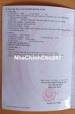 Chính chủ bán đất đường 6m - Nguyễn Xiển để xây ở/đầu tư