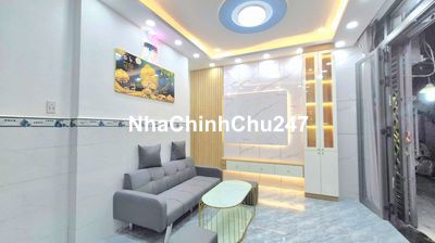 Nhà 3Tầng Sát cầu Chữ Y Quận 8 - Ngang 6.2m - Full NT Cao Cấp - 4.Đ