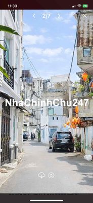 🍍Nhà chính chủ SÁT MẶT TIỀN BẠCH ĐẰNG chợ bà chiểu 42 m2- 3 tầng BTCT