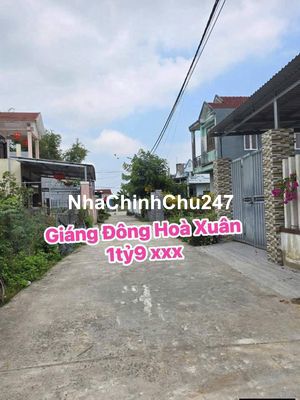 🏡 CHỦ GỬI BÁN LÔ ĐẤT GIÁ TỐT TẠI GIÁNG ĐÔNG – HÒA XUÂN