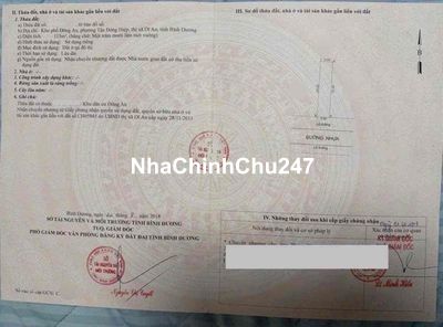 chính chủ cần bán lô đất gần trung tâm y tế bv tp dĩ an