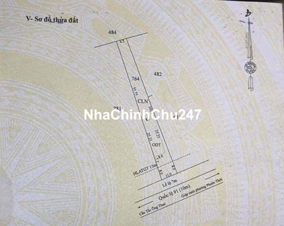 Chính Chủ Bán Đất Mặt Tiền QL91 (thổ cư 200m2)